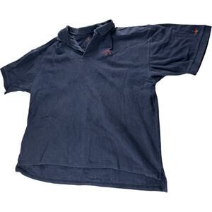 Tabasco Mens Navy Blue Polo Shirt Size 3XL Short Sleeve Collared Cotton